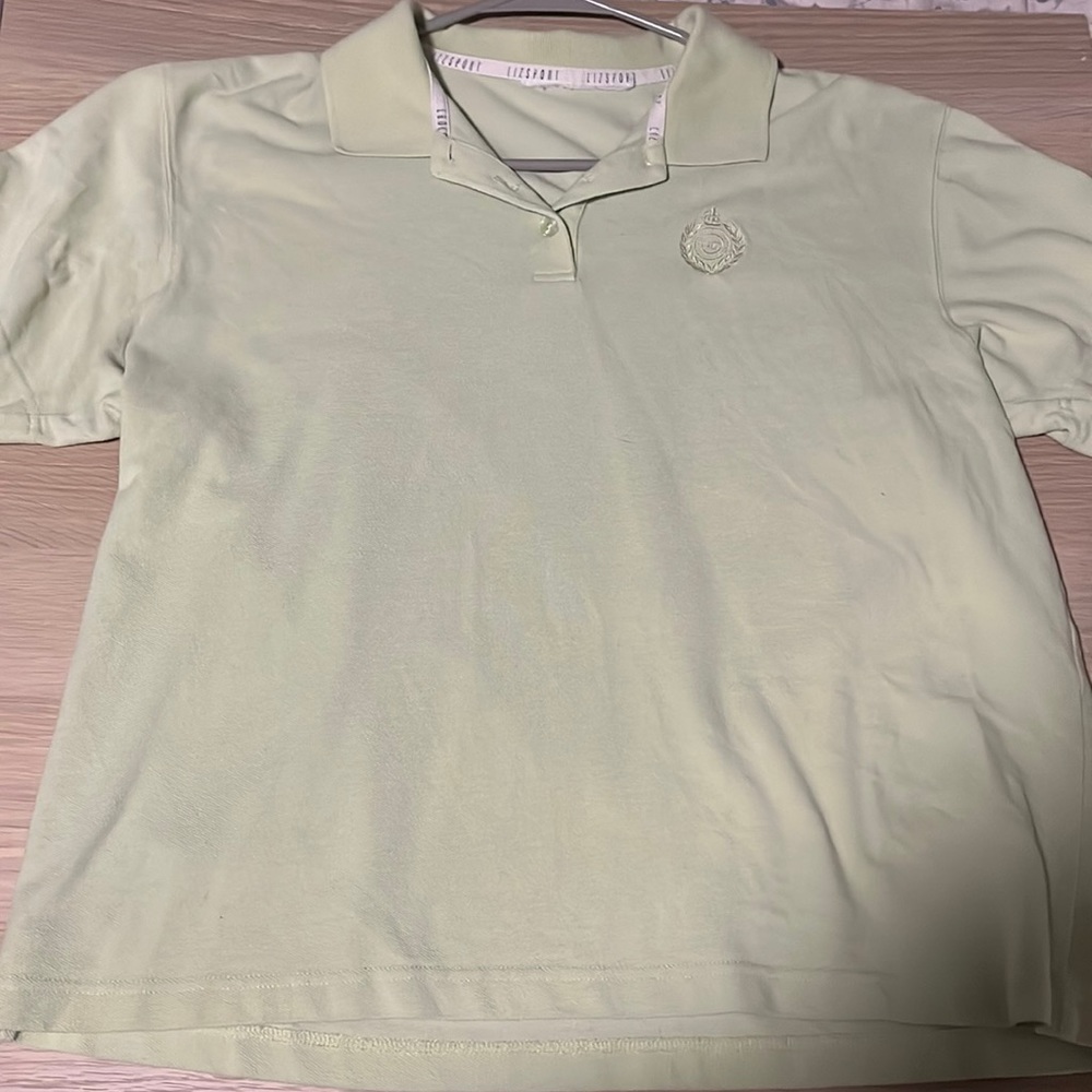 Light Yellow Collared Tee
